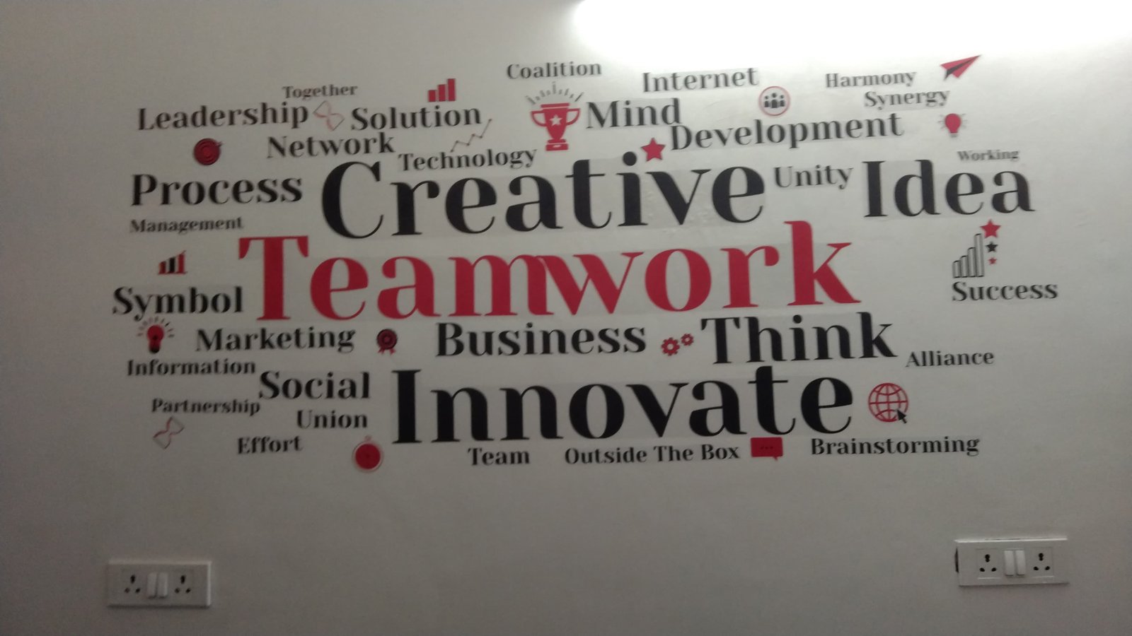 StickMe Team Work - Idea - Creative -Typography Office Inspirational Motivational Quotes Wall Sticker |Premium Large - 210 cm X 120 cm - Image 7