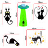 Cat - Pet Animals Decorative Sticker Combo Pack for Switch Panel Board, Laptop, Fridge (Vinyl, Multicolour - Set Of 5) - Image 2