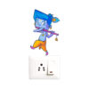 Lord Krishna - Cute - Baby - Playing- Decorative Wall Sticker Combo Pack For Switch Panel Board, Laptop, Fridge.Decorative Sticker Combo Pack for Switch Panel Board, Laptop, Fridge (Vinyl, Multicolour - Set Of 5) - Image 3