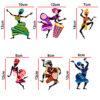 Colourful African - Dance - Zumba Decorative Wall Sticker Combo Pack For Switch Panel Board, Laptop, Fridge.  Decorative Sticker Combo Pack for Switch Panel Board, Laptop, Fridge (Vinyl, Multicolour - Set Of 6) - Image 2