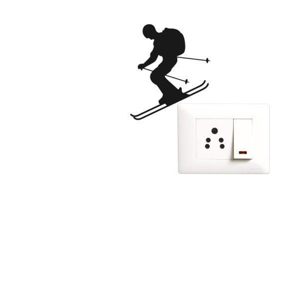 Sports - Work Out - Decorative Wall Sticker Combo Pack For Switch Panel Board, Laptop, Fridge.  Decorative Sticker Combo Pack for Switch Panel Board, Laptop, Fridge (Vinyl, Multicolour - Set Of 5) - Image 3