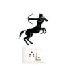 Fantasy - Story - Characters - Cartoon Decorative Wall Sticker Combo Pack For Switch Panel Board, Laptop, Fridge.Decorative Sticker Combo Pack for Switch Panel Board, Laptop, Fridge (Vinyl, Multicolour - Set Of 5) - Image 3
