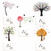 Nature - Tree - Birds - Colorful - Decorative Wall Sticker Combo Pack For Switch Panel Board, Laptop, Fridge.Decorative Sticker Combo Pack for Switch Panel Board, Laptop, Fridge (Vinyl, Multicolour - Set Of 5)