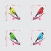 Colourful BirdsDecorative Sticker Combo Pack for Switch Panel Board, Laptop, Fridge (Vinyl, Multicolour - Set Of 4) - Image 2
