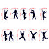 DanceDecorative Sticker Combo Pack for Switch Panel Board, Laptop, Fridge (Vinyl, Multicolour - Set Of 9) - Image 2