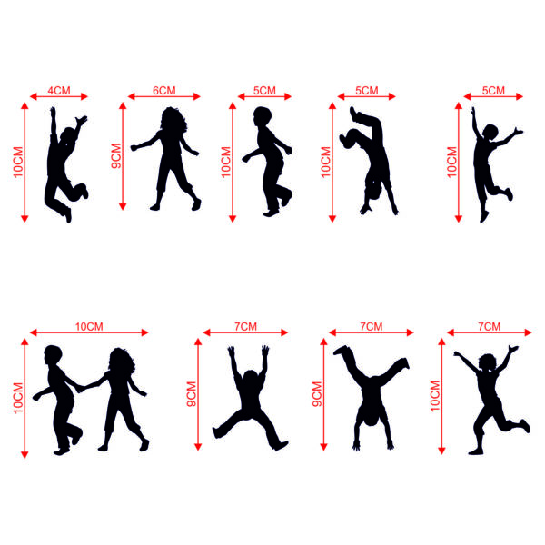 DanceDecorative Sticker Combo Pack for Switch Panel Board, Laptop, Fridge (Vinyl, Multicolour - Set Of 9) - Image 2