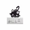 Ghost catsDecorative Sticker Combo Pack for Switch Panel Board, Laptop, Fridge (Vinyl, Multicolour - Set Of 6) - Image 3