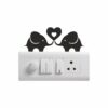 Lovely ElephantDecorative Sticker Combo Pack for Switch Panel Board, Laptop, Fridge (Vinyl, Multicolour - Set Of 6) - Image 3
