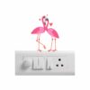 Lovely Couple AnimalsDecorative Sticker Combo Pack for Switch Panel Board, Laptop, Fridge (Vinyl, Multicolour - Set Of 4) - Image 3