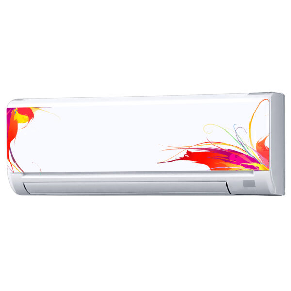 Abstract - AC Sticker Fridge Sticker Wall Sticker Split Ac Stickers Air Conditioner Sticker - Standard Size (Fit for All Models / Sizes /  Brands)