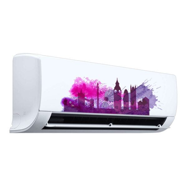 Graffiti Art London - AC Sticker Fridge Sticker Wall Sticker Split Ac Stickers Air Conditioner Sticker - Standard Size (Fit for All Models / Sizes /  Brands)