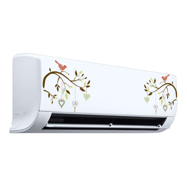 Birds - AC Sticker Fridge Sticker Wall Sticker Split Ac Stickers Air Conditioner Sticker - Standard Size (Fit for All Models / Sizes /  Brands)