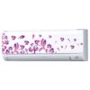 Flower Purple - AC Sticker Fridge Sticker Wall Sticker Split Ac Stickers Air Conditioner Sticker - Standard Size (Fit for All Models / Sizes /  Brands)