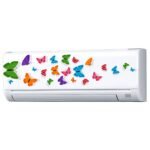 Romatic Heart Love - AC Sticker Fridge Sticker Wall Sticker Split Ac Stickers Air Conditioner Sticker - Standard Size (Fit for All Models / Sizes /  Brands)