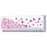 Romatic Heart Love - AC Sticker Fridge Sticker Wall Sticker Split Ac Stickers Air Conditioner Sticker - Standard Size (Fit for All Models / Sizes /  Brands)