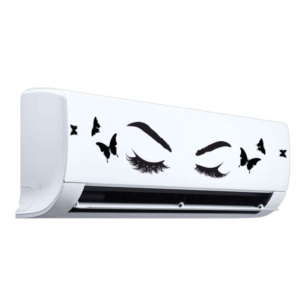 Butterfuly Sleep - AC Sticker Fridge Sticker Wall Sticker Split Ac Stickers Air Conditioner Sticker - Standard Size (Fit for All Models / Sizes /  Brands) - Image 2