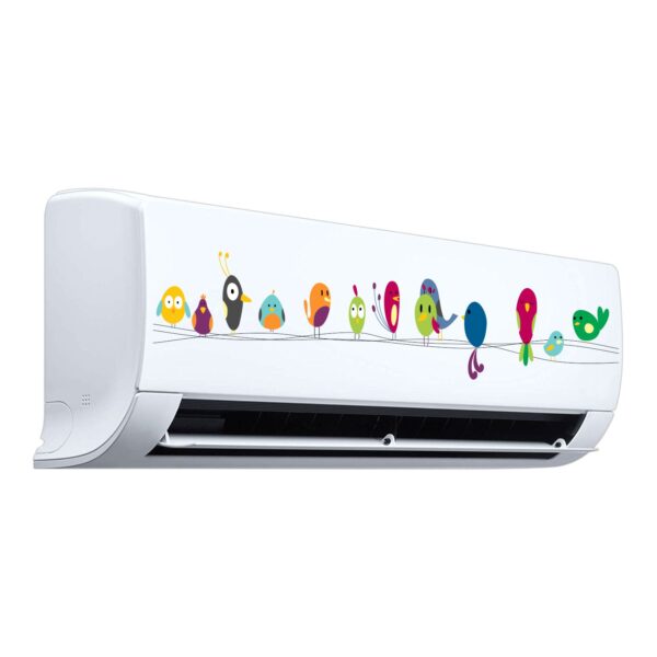 Funny Birds - AC Sticker Fridge Sticker Wall Sticker Split Ac Stickers Air Conditioner Sticker - Standard Size (Fit for All Models / Sizes /  Brands) - Image 2