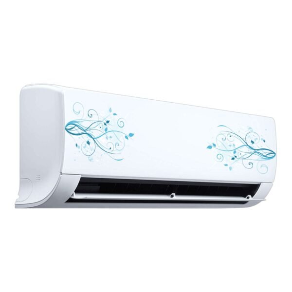 Floral Flower - AC Sticker Fridge Sticker Wall Sticker Split Ac Stickers Air Conditioner Sticker - Standard Size (Fit for All Models / Sizes /  Brands) - Image 2