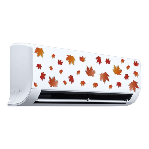 Autumn Leaves - AC Sticker Fridge Sticker Wall Sticker Split Ac Stickers Air Conditioner Sticker - Standard Size (Fit for All Models / Sizes /  Brands)