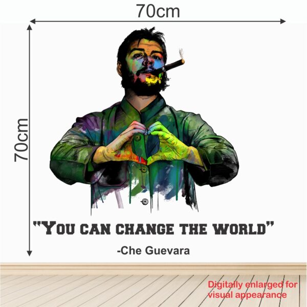 Che Guevara - Revolution - You Can Change The World - Motivational Inspiration Quotes Wall Sticker - Image 3