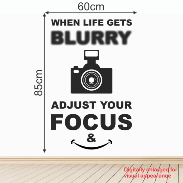 Camera - Photo - Photography - Art - Creative - Colorful - Inspirational - Motivational - Quotes - Wall Sticker - Image 3