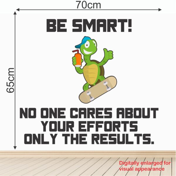 Be Smart - Office - Career - Corporate - Inspirational - Motivational - Quotes - Wall Sticker - Image 3