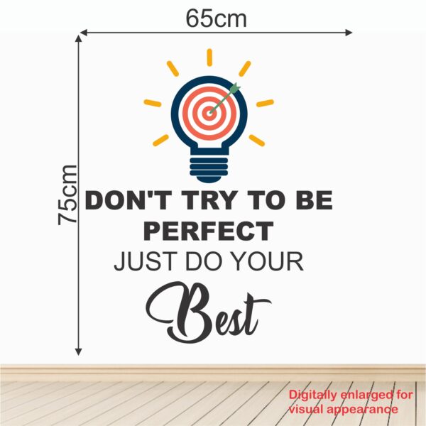 Just Do Your Best - Team Work - Office - Corporate - Business - Inspirational - Motivational - Quotes - Wall Sticker - Image 3