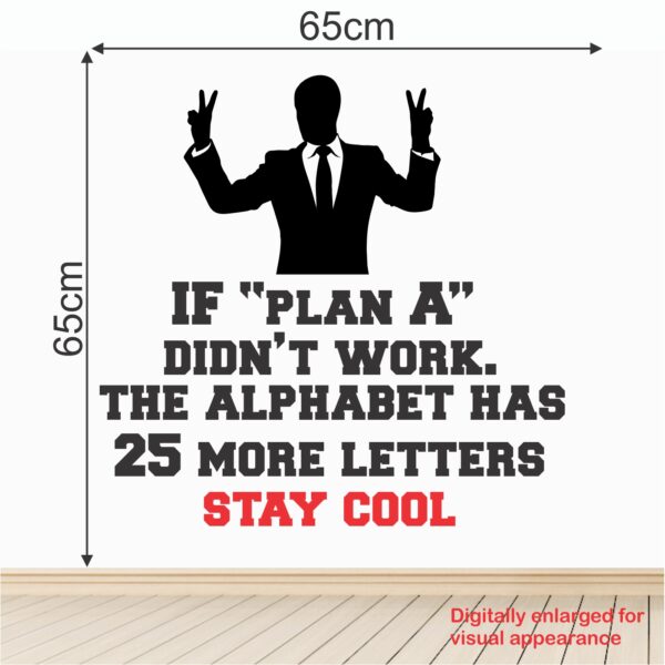 Stay Cool - Team Work - Office - Corporate - Business - Inspirational - Motivational - Quotes - Wall Sticker - Image 3