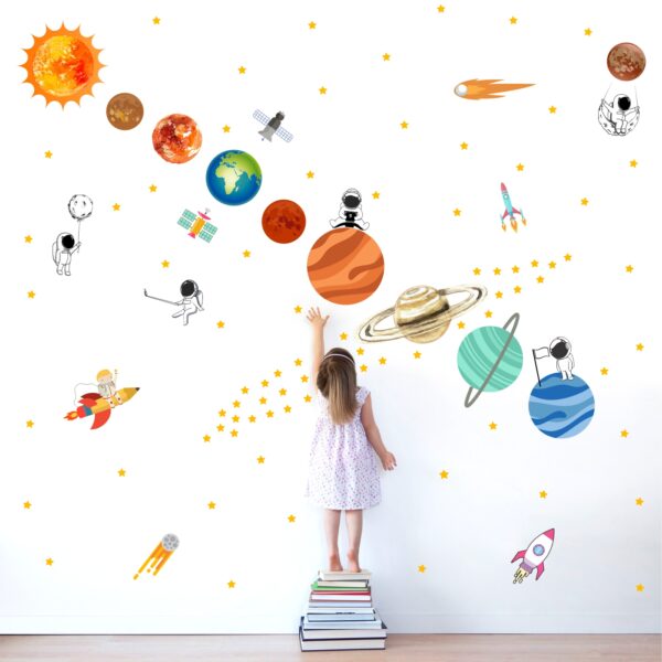 Solar Planate  - Baby - Kids - Learning - Education - Nursery - Pre School - Kinder Garden - Wall Sticker