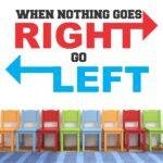 When Nothing Goes Right Go Left - Office - Corporate - Business - Inspirational - Motivational - Quotes - Wall Sticker