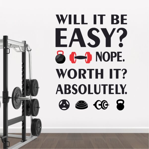 Gym Fitness Motivation  - Sport Wall Sticker