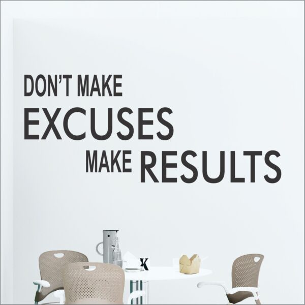 Office Motivation - Make Results Wall Sticker