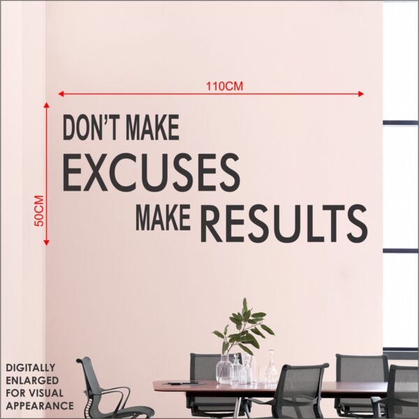 Office Motivation - Make Results Wall Sticker - Image 3