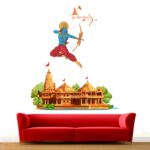 Ayodhya Ram Temple Mandir Jai Shri Ram Janmabhoomi God Divine Wall Sticker