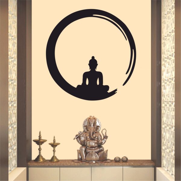 Buddha - God - Meditating - Peaceful - Wall Sticker