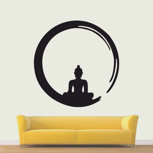 Buddha - God - Meditating - Peaceful - Wall Sticker