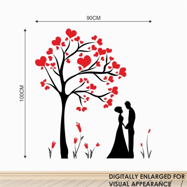 Tree - Couple - Love - Heart - Heart Tree - Wall Stickers