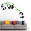 Panda - Bamboo Tree - Panda Playing - Wall Sticker