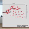 Blossom  Flowers - Tree Branch - Flowers Wall Sticker - Image 3