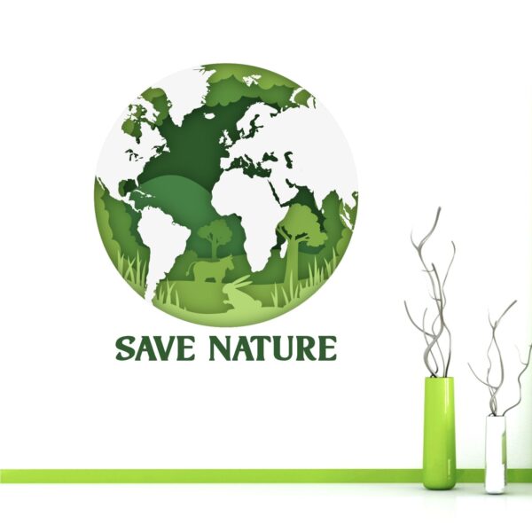 Save Nature - World - Wall Sticker