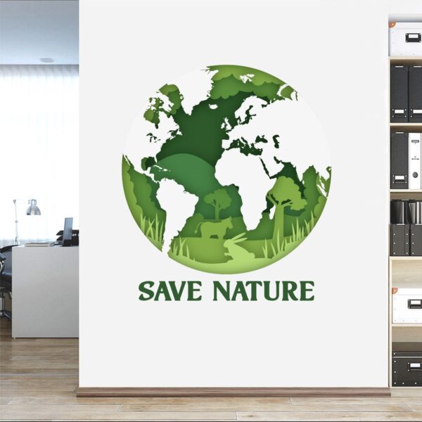 Save Nature - World - Wall Sticker - Image 2