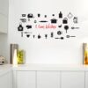 I Love Kitchen - Kitchen Set - Knife - Wall Sticker