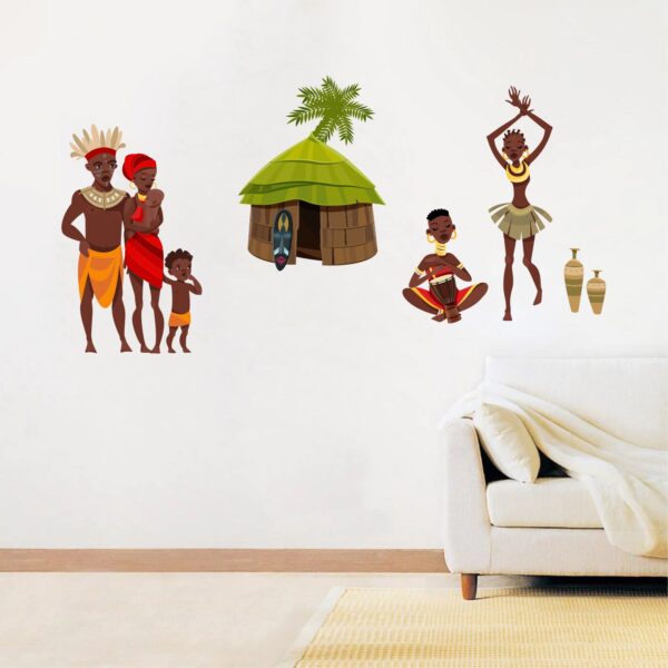 African - African House - African Dance - Wall Sticker