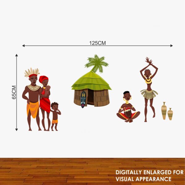 African - African House - African Dance - Wall Sticker