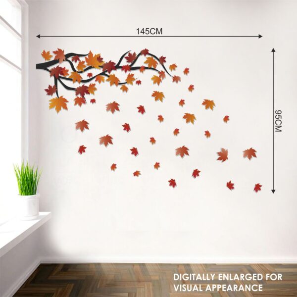Autumnn Leaf - Branch With Leaf - Wall Sticker - Image 3