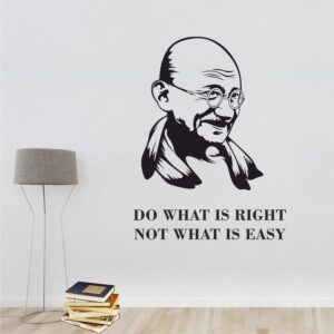 Mahatma Gandhi - Motivational - Inspirational - Quotes - Creative - Colorful  Wall Sticker