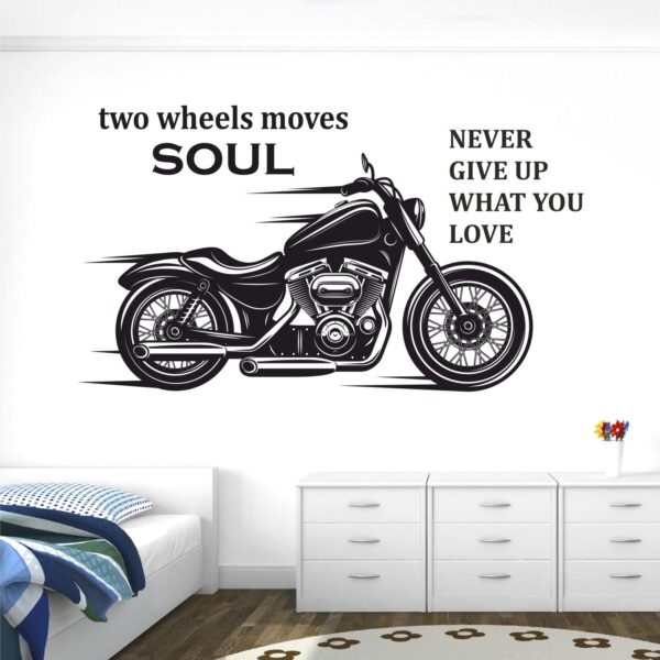 Two Wheeler - Bike - Motivational - Quotes - Wall Sticker