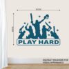 Cricket - Play Hand - Ball - Sports - Wall Sticker - Image 3