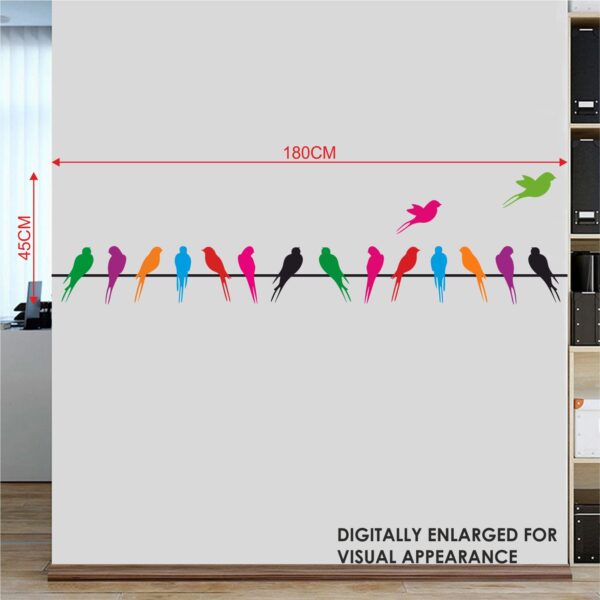 Birds - Colour Birds - Birds Flying - Wall Sticker - Image 3