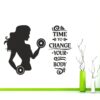 Time to Change Your Body - Women Power - Gym - Workout - Wall Sticker - Image 2